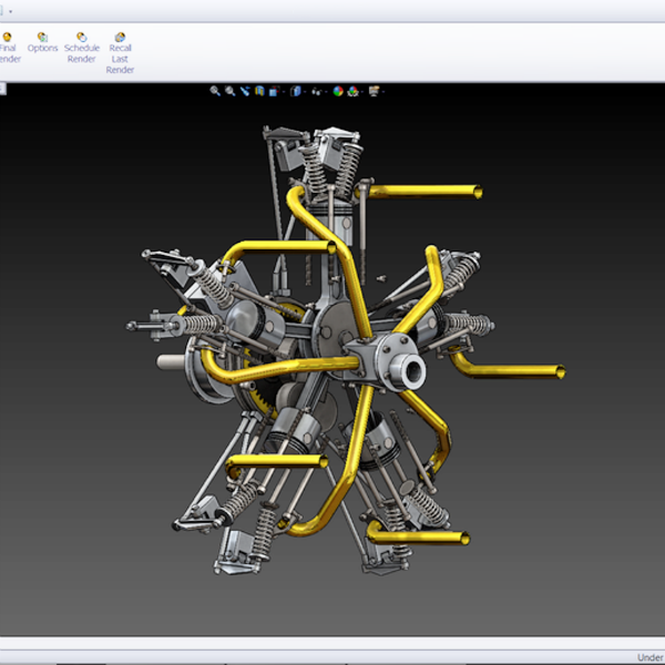 Constructional drawings 5 cylinder RC radial engine, 55 cc plans glow 83537499 photo