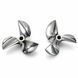 643/3 Gen 2 Propeller Set for Zelos 36 &ndash; Stainless Steel, LH & RH 24811872 photo 1