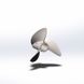 SAW V942/3 Titanium 3D print propeller RC 381028047 photo 2