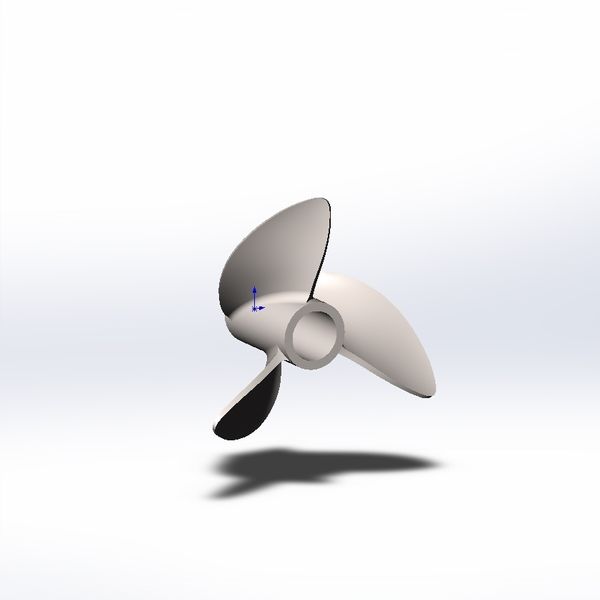 SAW V932/3 Titanium 3D print propeller RC 379176502 photo