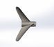 7017/2 GAS 27cc 3D Printed Propeller Stainless Steel GAZ-US7017/2 photo 3