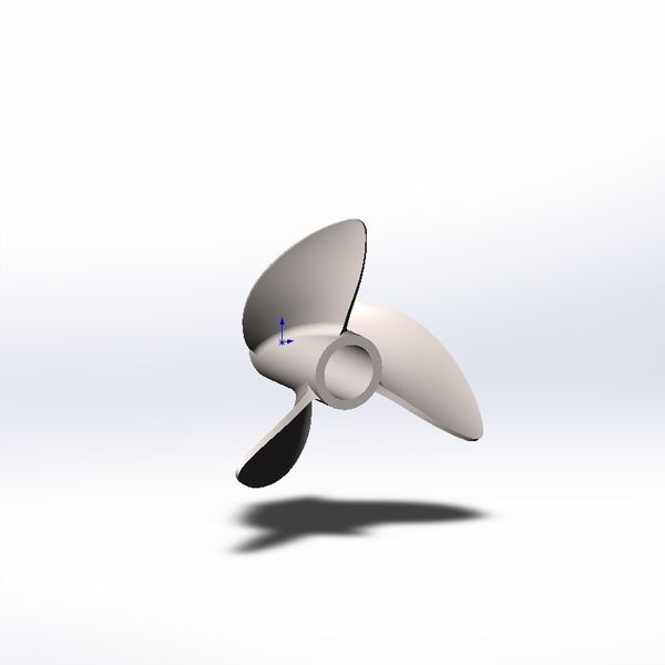 SAW V936/3 Titanium 3D print propeller RC 379636621 photo